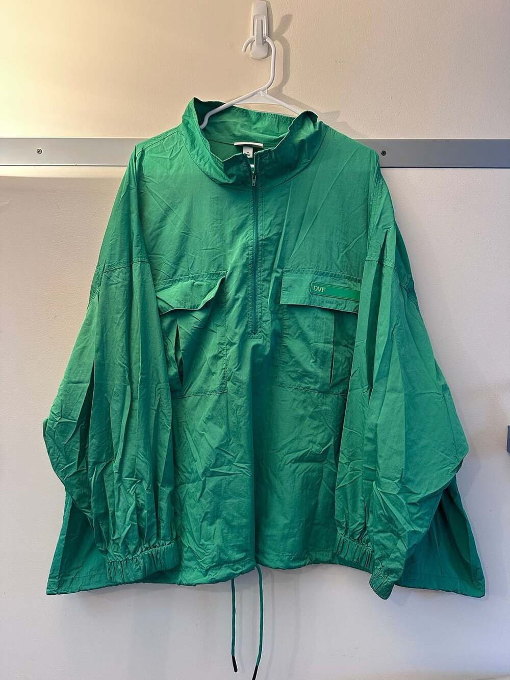 Diane von Furstenberg for Target Half Zip Jacket Size 4X Green